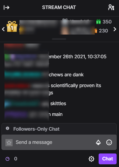 twitch chats color